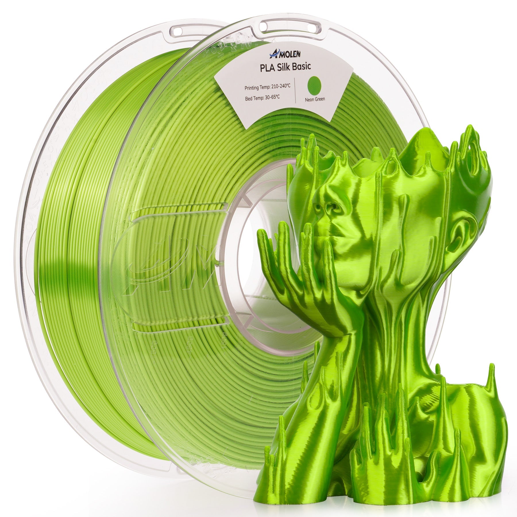 PLA Silk Basic 1.75mm, 1KG/2.2LB