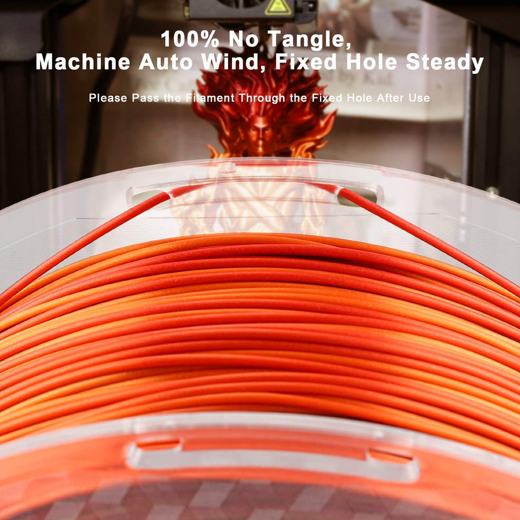 PLA Silk Shiny Gradient Variety Pack (4x200g) - 1.75MM